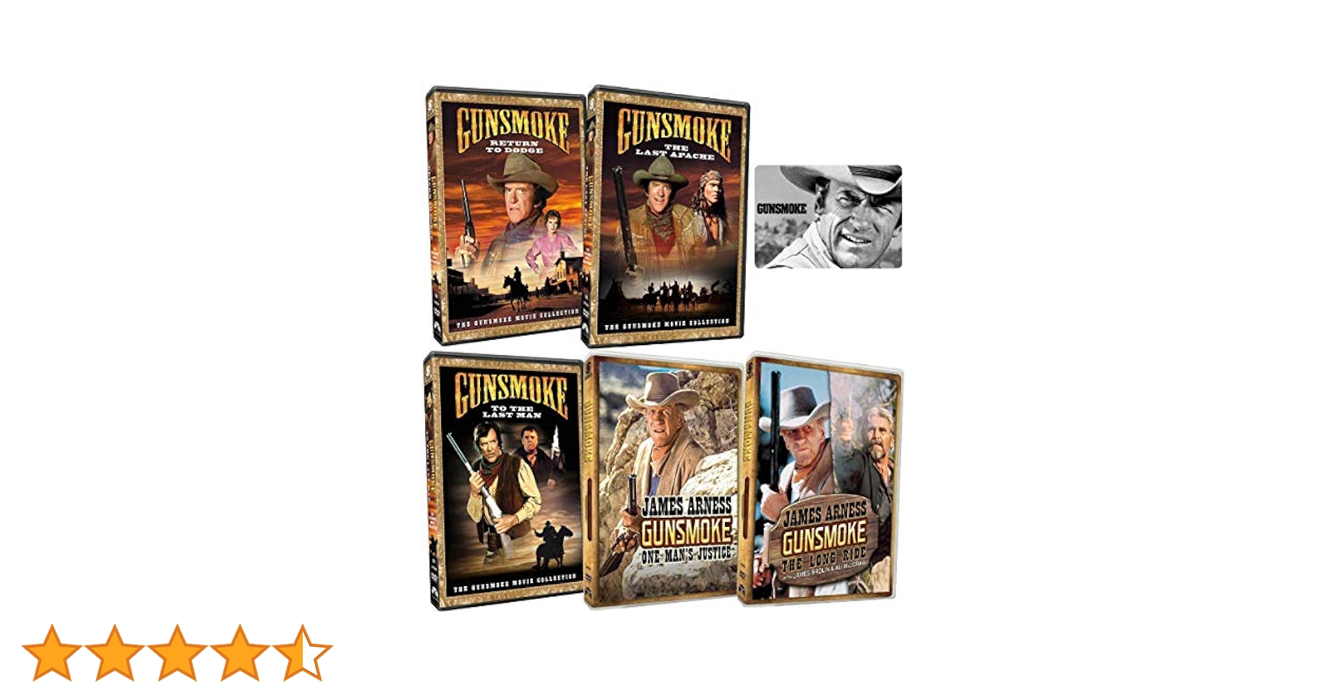 Gunsmoke: All James Arness Movie Series - 1 2 3 4 5 - New